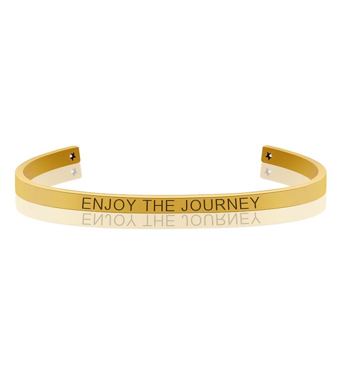 Enjoy The Journey Bangle Bracelet