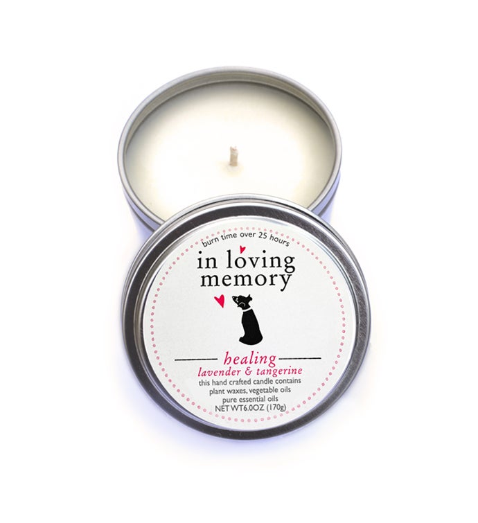 Dog Lovers Pet Memorial Candle