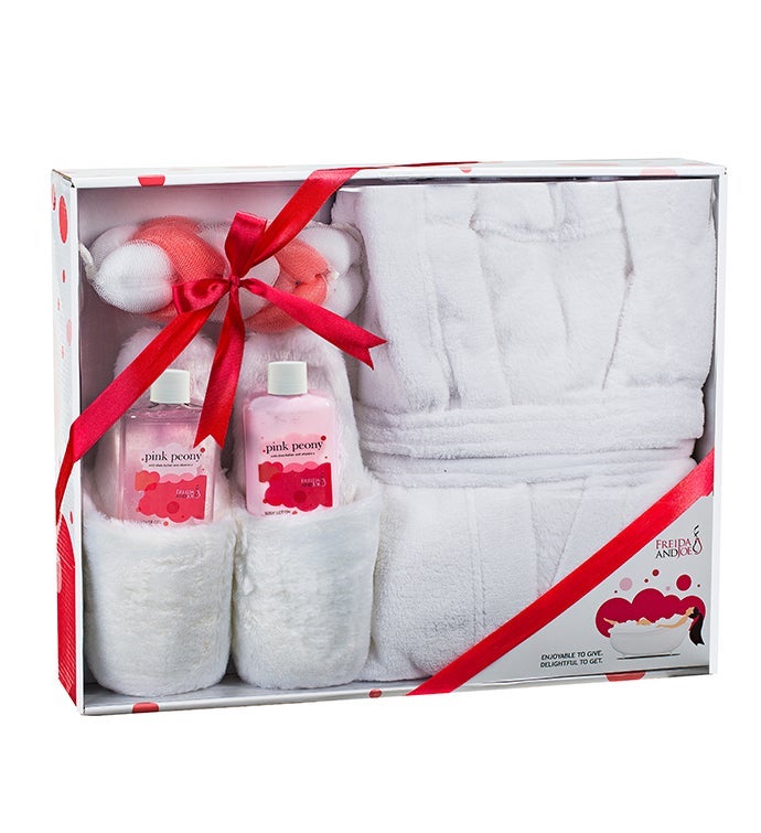 Pink Peony Spa Bath And Body Gift Set