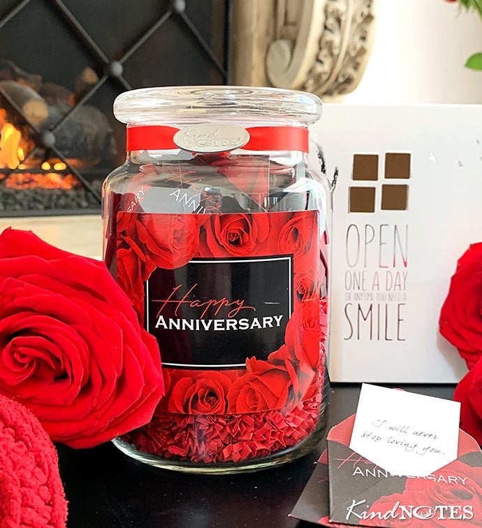 Jar Of Smiles By Kindnotes   Happy Anniversary Rose