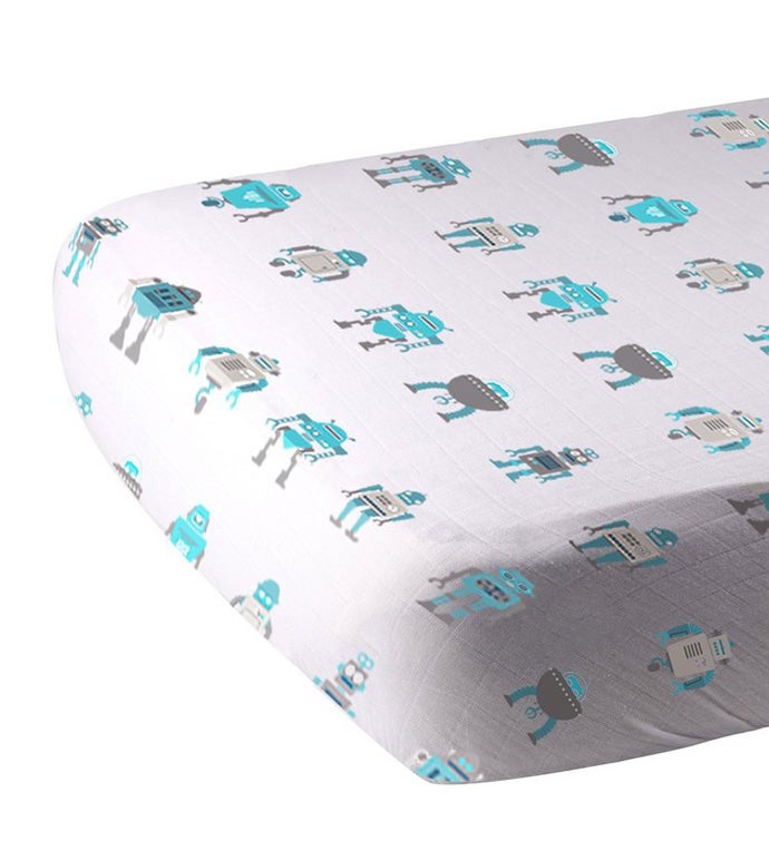 Cotton Muslin Crib Sheet   Machines