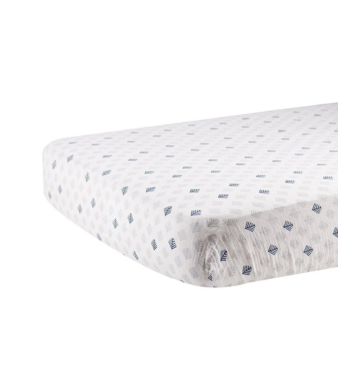 Cotton Muslin Crib Sheet - Patterned