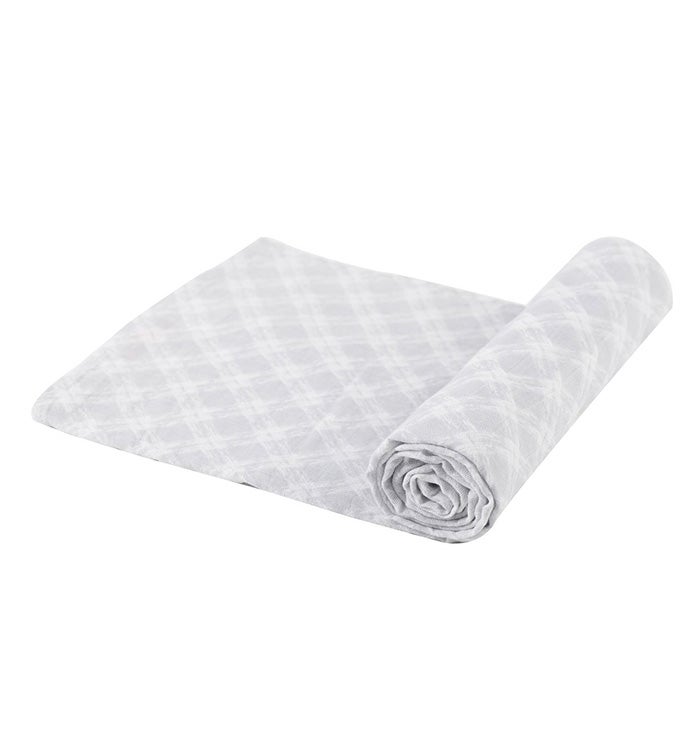 Cotton Muslin Swaddle   Plaid