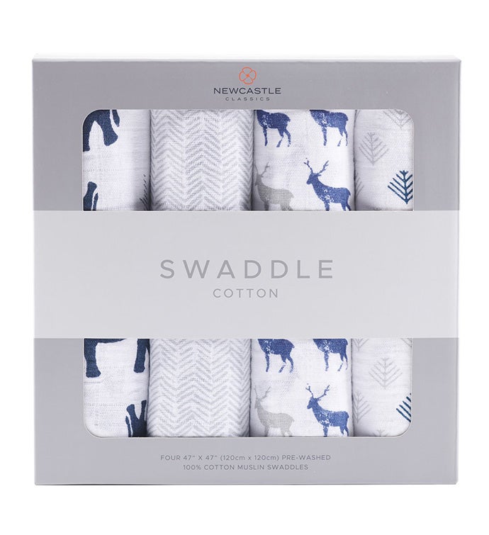 Cotton Swaddle Four Pack