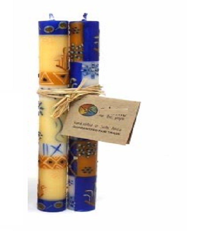 Durra Design Hand Painted Taper Candles