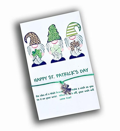 Gnome St. Patrick's Day Wish Bracelet