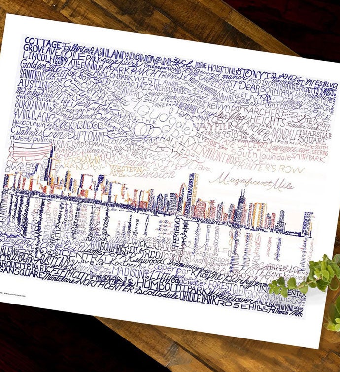Skyline Word Art
