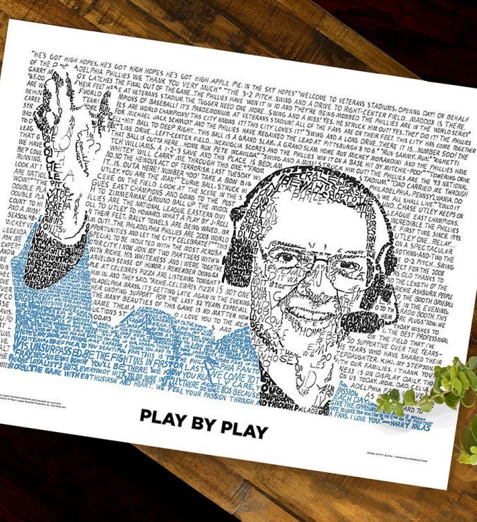 Harry Kalas Word Art