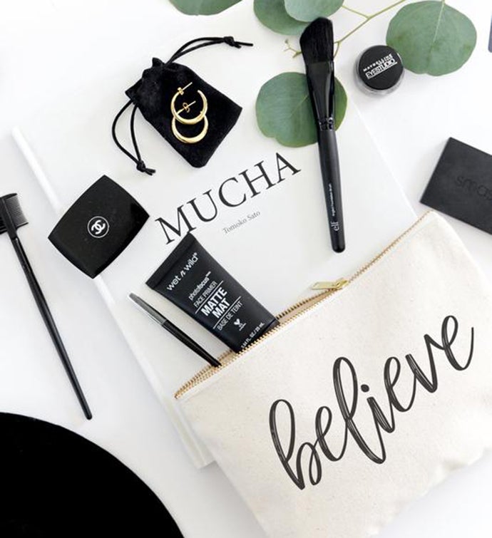 Encouraging Words Makeup Bag & Travel Pouch