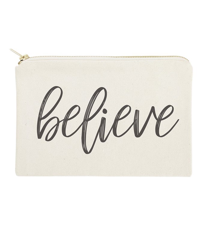 Encouraging Words Makeup Bag & Travel Pouch