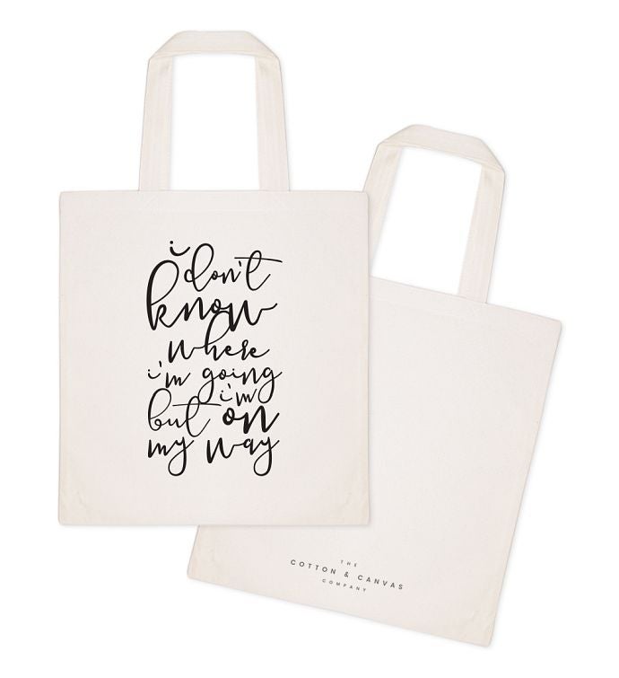 Positive Sayings Reusable Shoulder Tote