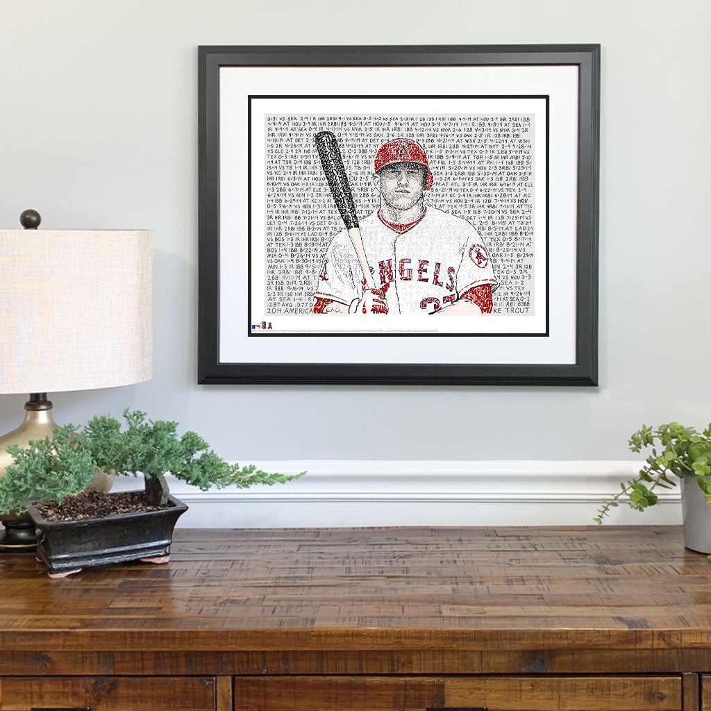 Mike Trout 2014 MVP Word Art