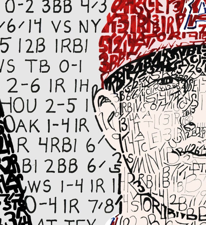 Mike Trout 2014 MVP Word Art