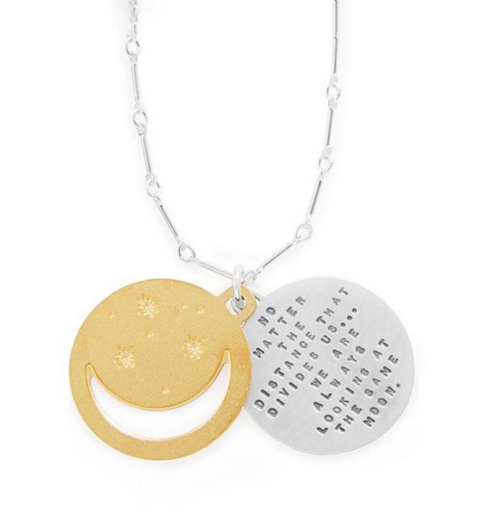 Looking At The Same Moon Necklace