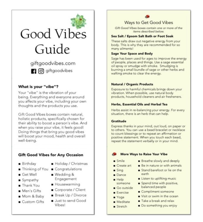 "Thinking of You" Good Vibes Men's Gift Box