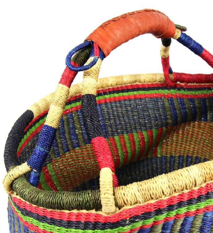 Handmade Bolga Market Basket