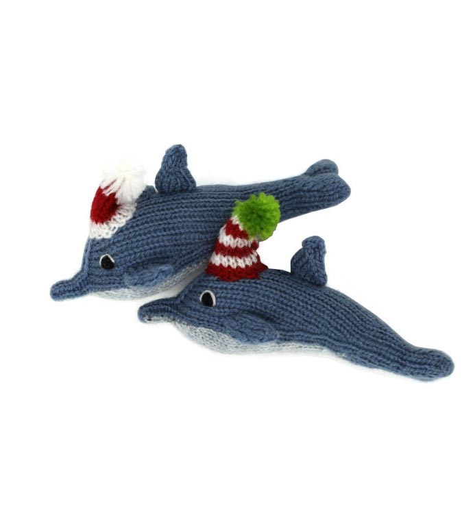 Dolphin Ornament  Set Of 2