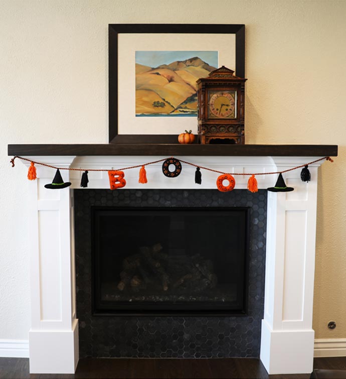 Boo Halloween Garland