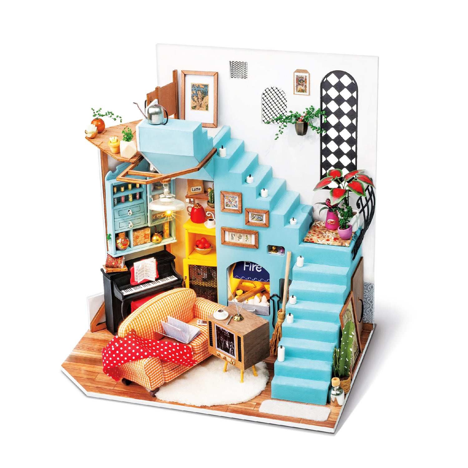 DIY 3D Wooden Dollhouse Puzzle