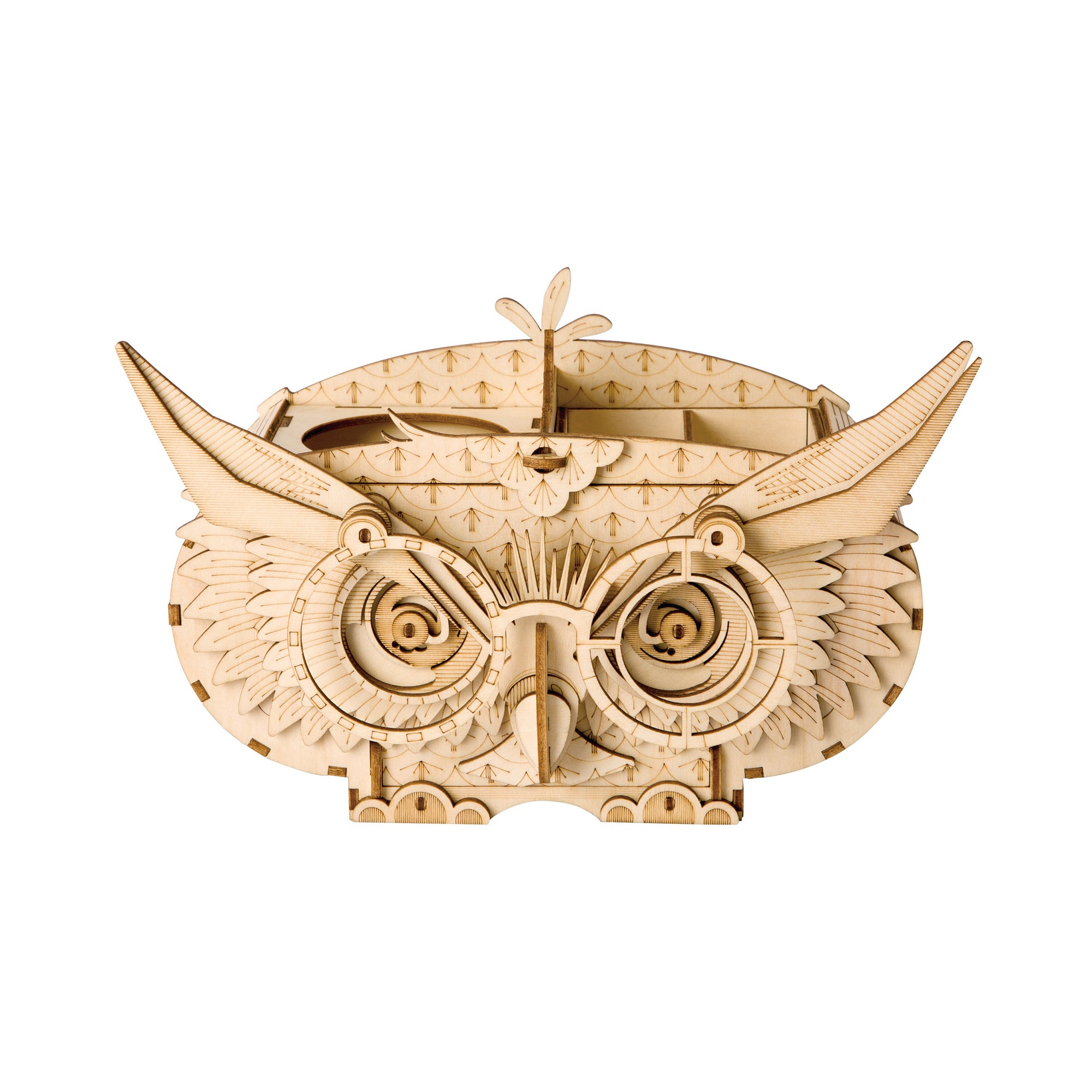Owl Shortage Box DIY 3D Wood Laser Cut Puzzle
