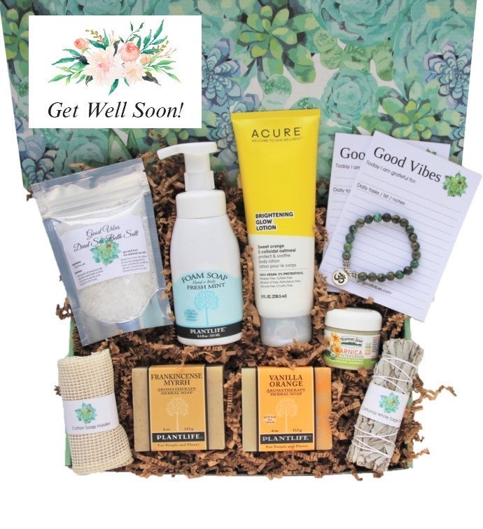 "Get Well Soon" Good Vibes Women's Gift Box