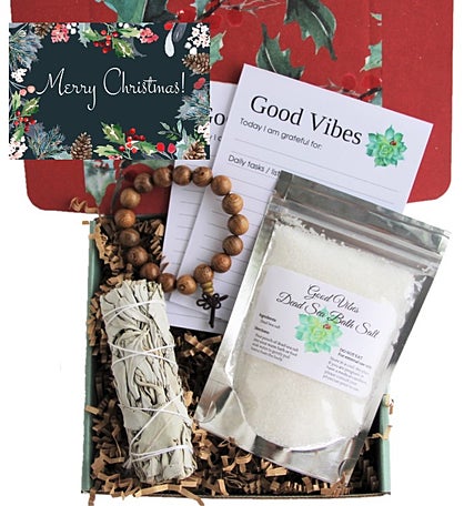  "Merry Christmas" Good Vibes Gift Box