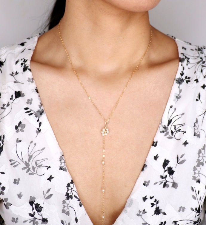 14k Gold Filled Louise Lariat