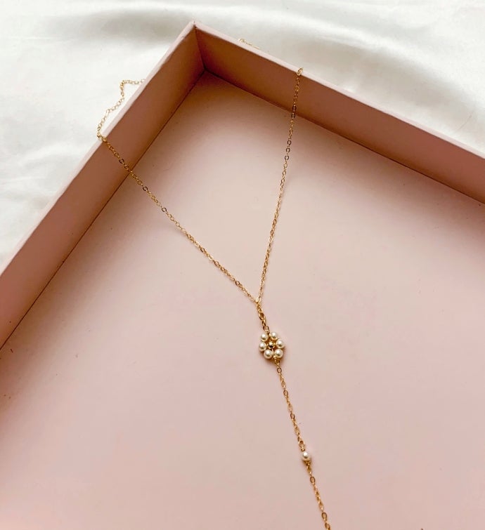 14k Gold Filled Louise Lariat