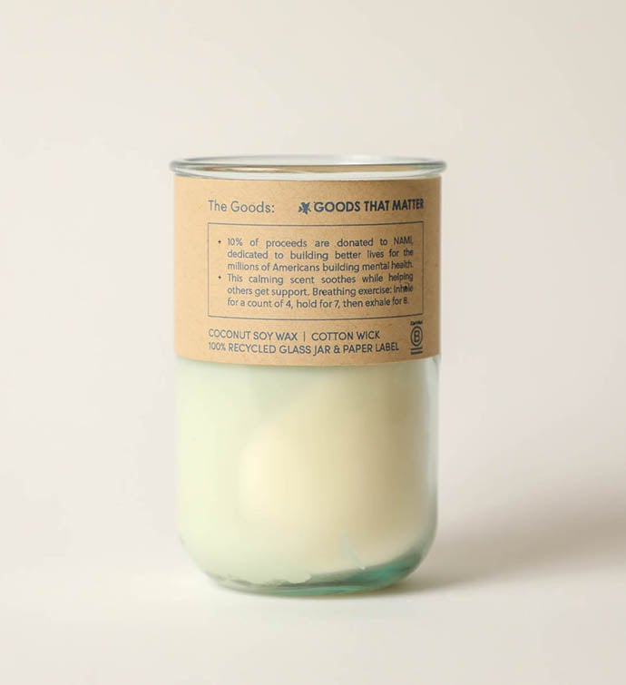 Breathe - Lavender Scent Candle, Gives To Mental Health