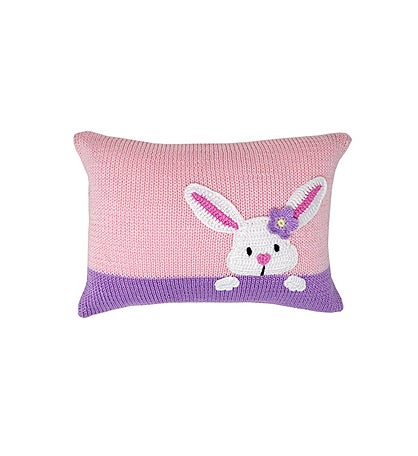 Bunny Peekaboo Mini Pillow