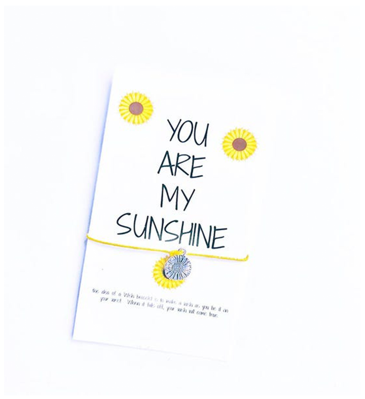 You Are My Sunshine Wish Bracelet
