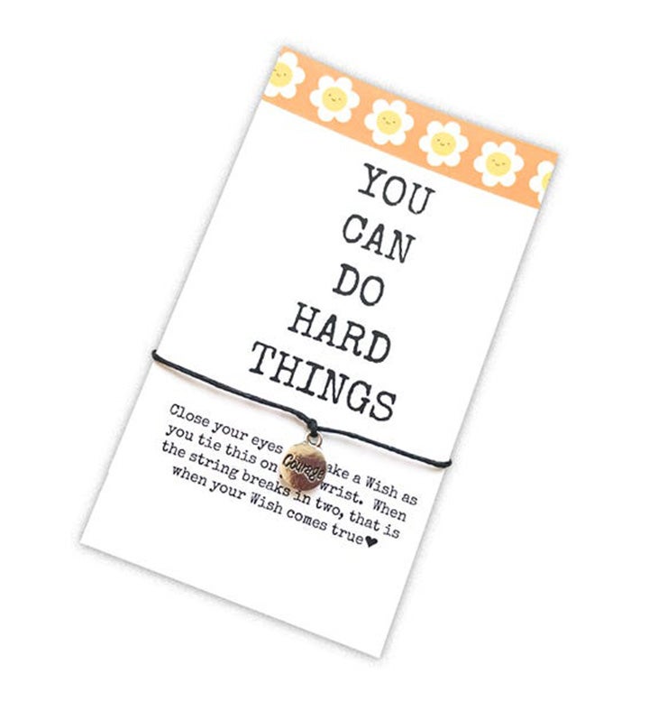 You Can Do Hard Things Wish Bracelet