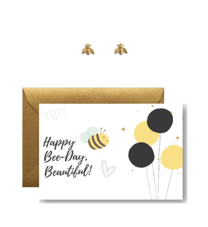 Earring Bee day Set