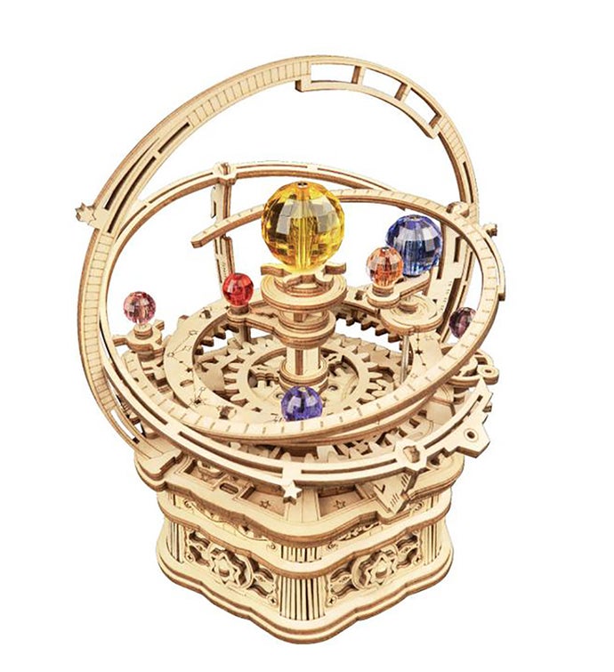 Diy 3d Wooden Mechanical Music Box Puzzle