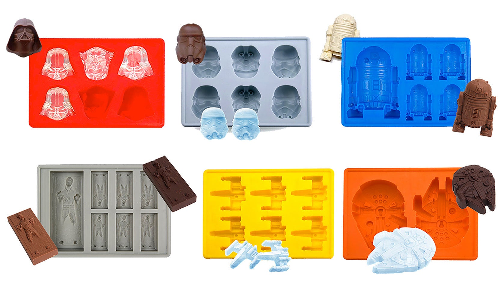 Star Wars Ice Trays or Baking Molds – many variations!