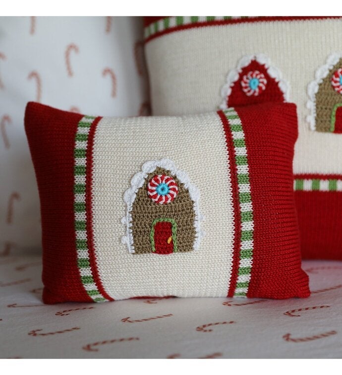 Gingerbread House Mini Pillow