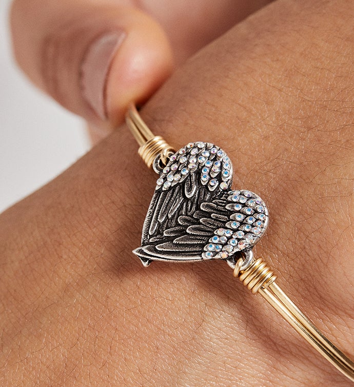 Angel sales wings bangle