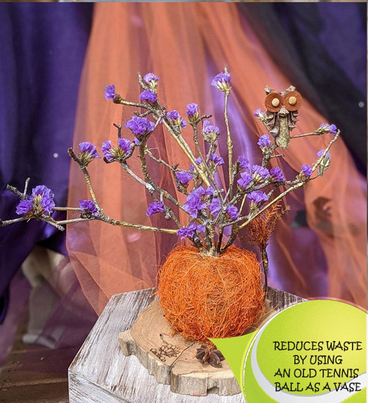 Preserved Flower Arrangement Halloween Decor 