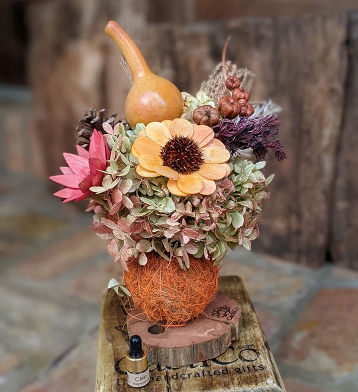 Happy Fall Centerpiece With Fragrance