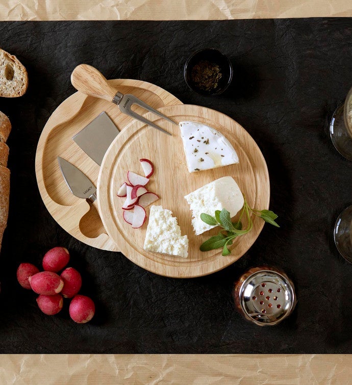 Brie Cheese Cutting Board & Tools Set