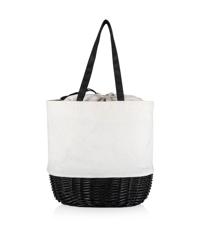 Coronado Canvas And Willow Basket Tote