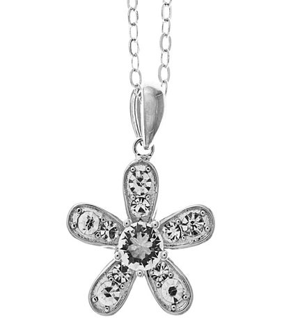 Matashi Necklace with Delicate Flower Design