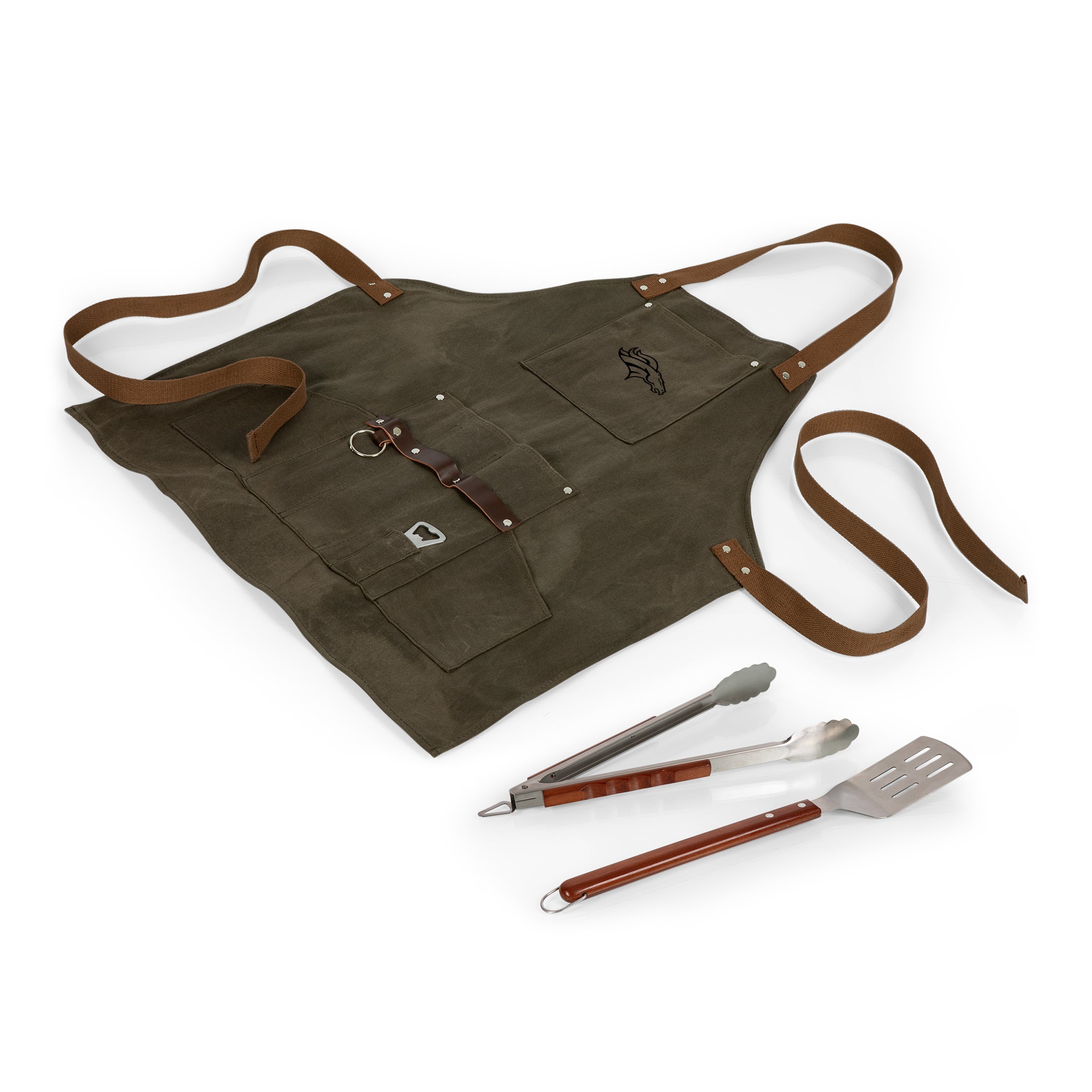 NFL Bbq Apron With Tools & Bottle Opener