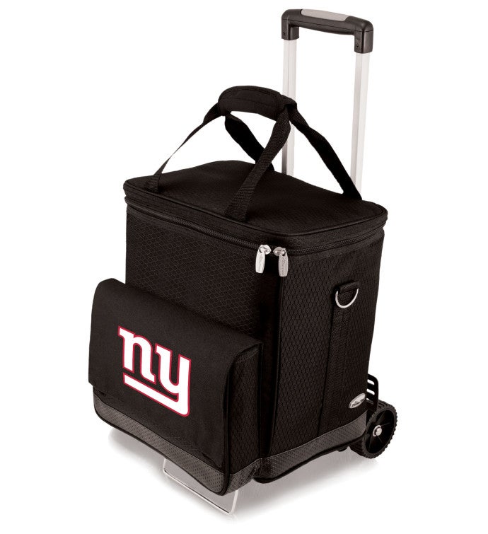 NFL Team Cellar 6 Bottle Wine Carrier & Cooler Tote with Trolley