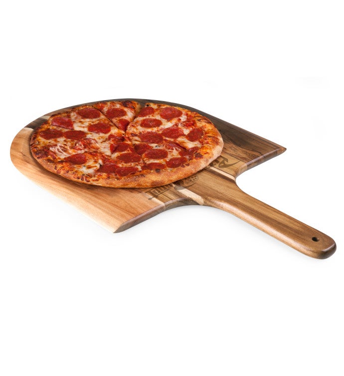 Toy Story Pizza Planet - Acacia Pizza Peel Serving Paddle, Acacia Wood