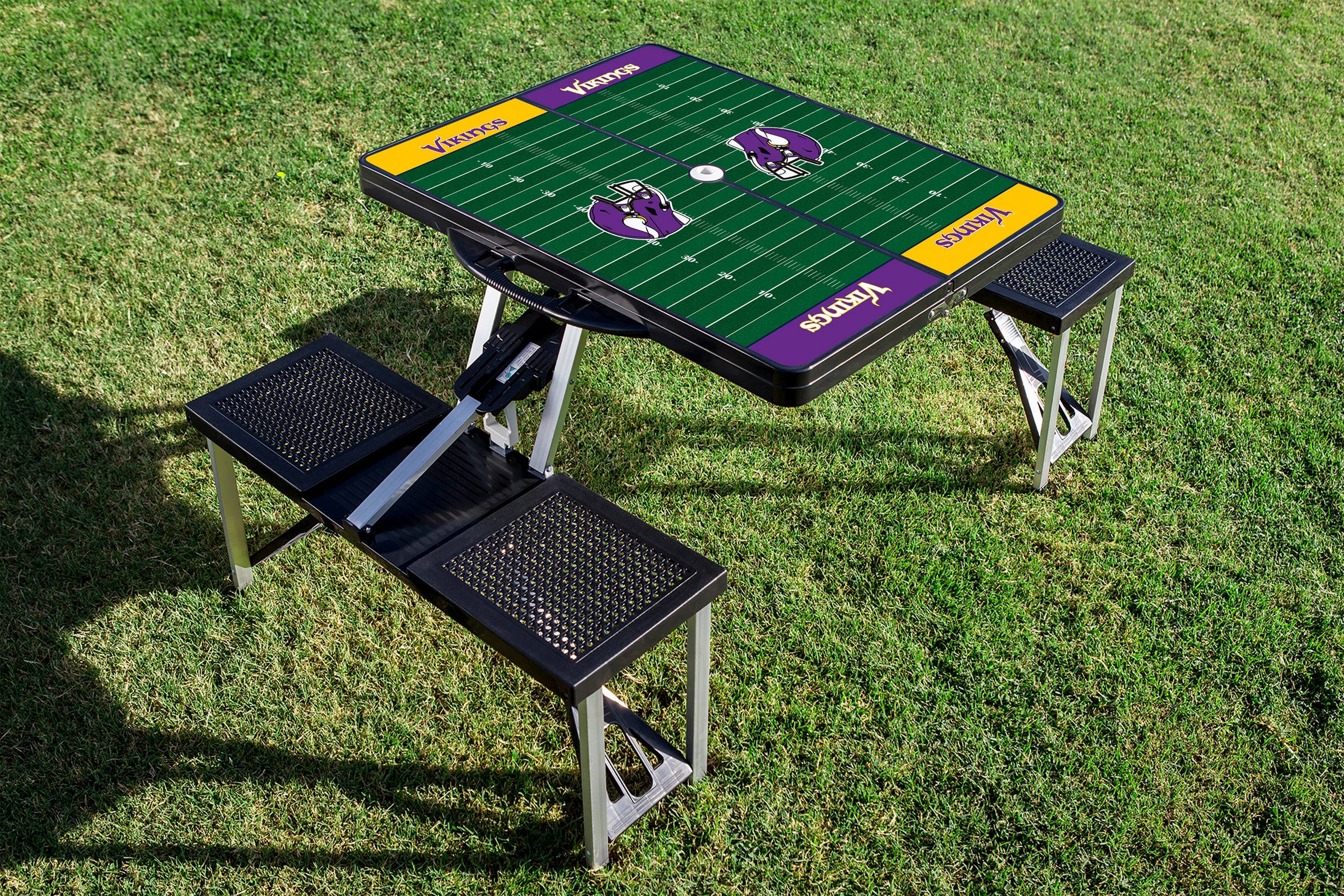 NHL Picnic Table Portable Folding Table With Seats