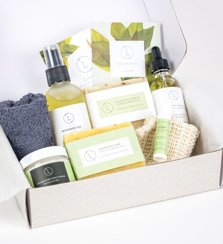 Self Care Kit for Men 1 Dad Grooming Eucalyptus Gift Box