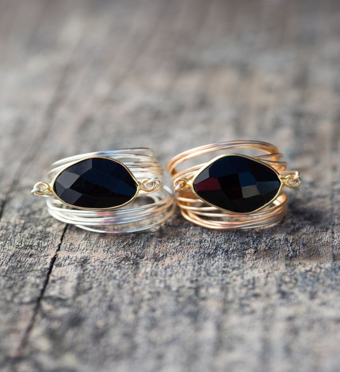 The Torrey Ring In Black Onyx