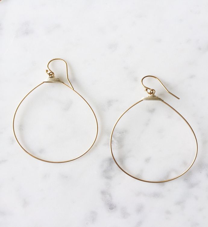 Large Featherweight Hoop Earrings