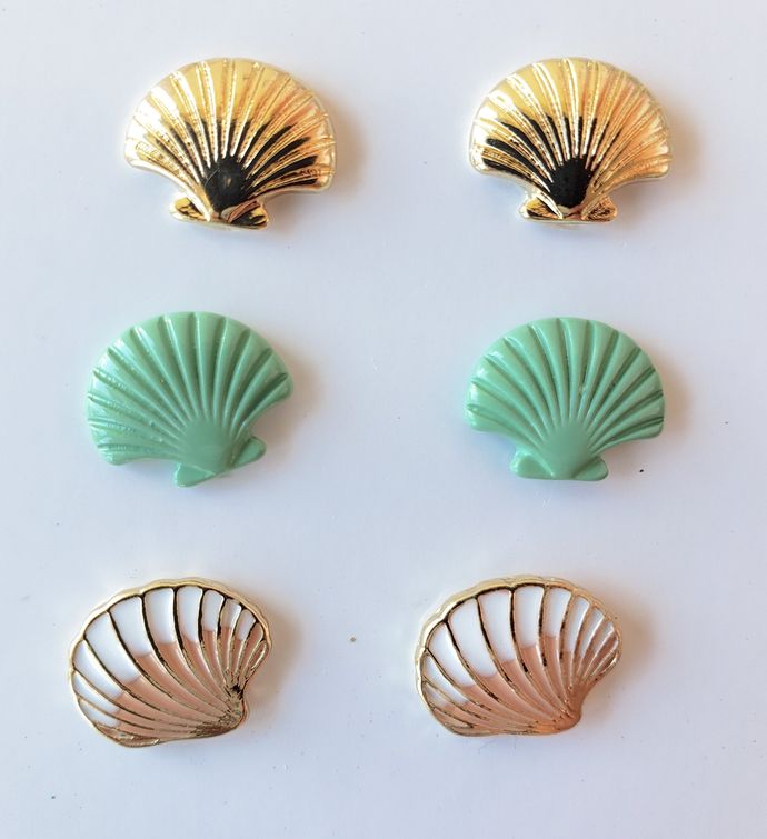 Seashell Earring Set